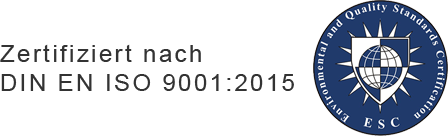 Zertifiziert nach DIN EN ISO 9001:2015 Zertifiziert nach DIN EN ISO 9001:2015